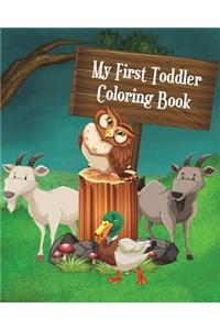 My First Toddler Coloring Book