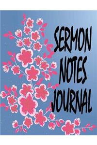 Sermon Notes Journal