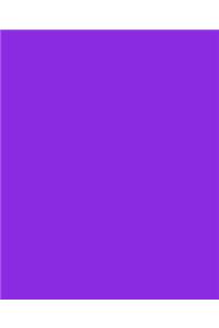 School Composition Book Violet Color Simple Plain Violet 130 Pages