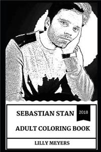 Sebastian Stan Adult Coloring Book: Winter Solder from Marvel Universe and Sex Symbol, Hot Model and Pop Icon Inspired Adult Coloring Book