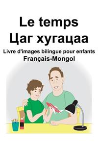 Français-Mongol Le temps Livre d'images bilingue pour enfants
