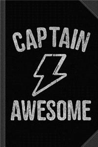 Captain Awesome Journal Notebook