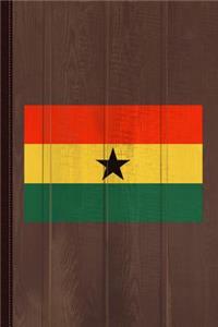 Ghana Flag Journal Notebook