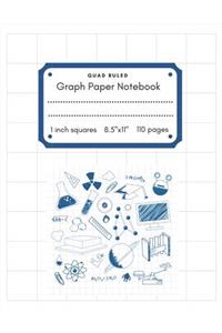 Graph Paper Notebook 8.5 X 11
