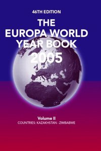 Europa World Year Book 2005 Vo