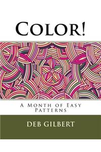 Color! A Month of Easy Patterns