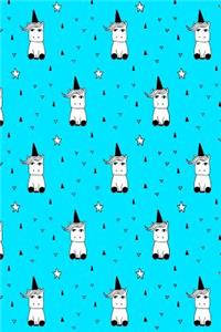 Bullet Journal Notebook Cute Little Unicorns Pattern 1
