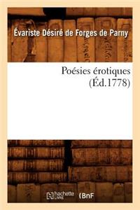Poésies Érotiques, (Éd.1778)