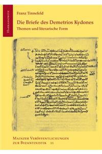 Die Briefe Des Demetrios Kydones
