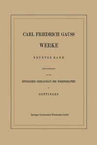 Carl Friedrich Gauss Werke