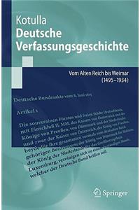 Deutsche Verfassungsgeschichte