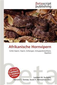 Afrikanische Hornvipern