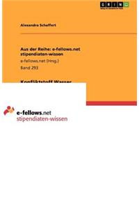 Konfliktstoff Wasser
