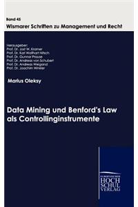 Data Mining und Benford's Law als Controllinginstrumente