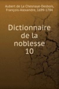 Dictionnaire de la noblesse