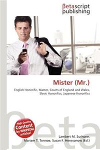 Mister (MR.)
