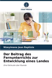 Der Beitrag des Fernunterrichts zur Entwicklung eines Landes