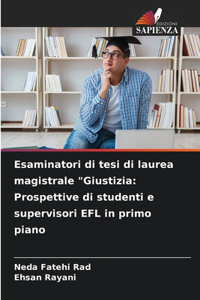 Esaminatori di tesi di laurea magistrale 