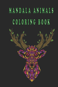 mandala animals coloring book
