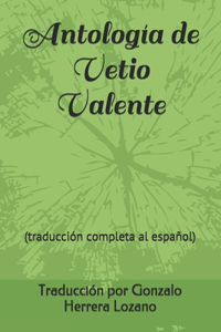 Antología de Vetio Valente