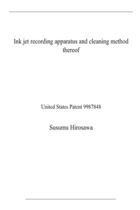 Ink jet recording apparatus and cleaning method thereof