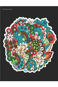 Coloring Book for Adult: Zentangle coloring books for adults, Valentine's day coloring book, Relaxing Coloring Books for Adults Featuring, Coloring Pages for Stress Relief a
