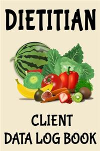 Dietitian Client Data Log Book