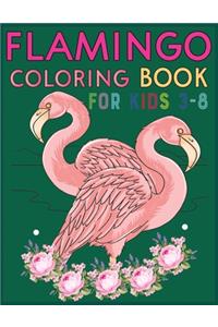 Flamingo Coloring Book For Kids 3-8