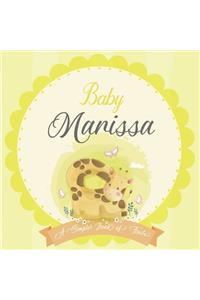 Baby Marissa A Simple Book of Firsts