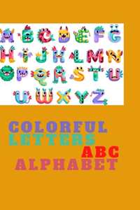 Colorful letters abc alphabet