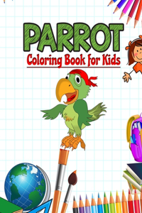 Parrot Coloring Book for Kids