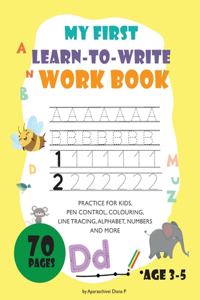 My First Learn_to_ Write Workbook