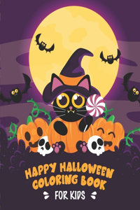 Happy Halloween coloring book for Kids