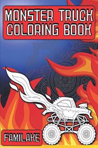 Monster Truck Coloring Book