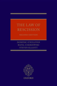 The Law of Rescission