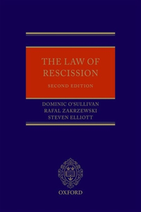 The Law of Rescission