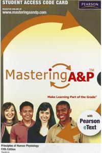 MasteringA&P with Pearson EText -- Standalone Access Card -- for Principles of Human Physiology