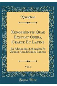 Xenophontis Quae Exstant Opera, Graece Et Latine, Vol. 6: Ex Editionibus Schneideri Et Zeunii; Accedit Index Latinus (Classic Reprint)