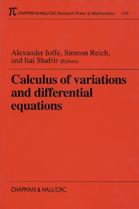 Calculus of Variations and Differential Equations