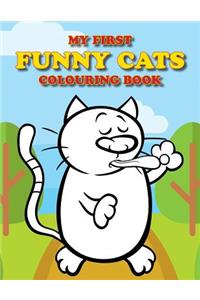 My First Funny Cats Colouring Book