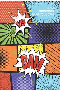 Sketchbook Blank Comic Book Draw Your Own