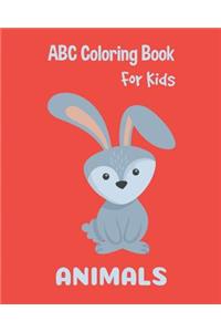 Animals ABC Coloring Book For Kids