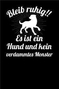 Bleib ruhig!! Es ist ein Hund und kein verdammtes Monster