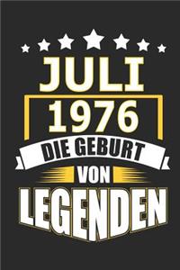 Juli 1976 Die Geburt von Legenden