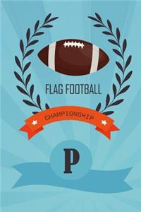 Thick Journal - Back To School Stationery Supplies (119 Pages) - Flag Football