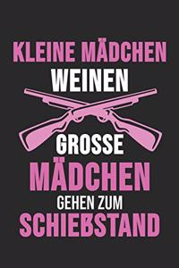 Kleine Mädchen Weinen Grosse Mädchen Gehen Zum Schießstand