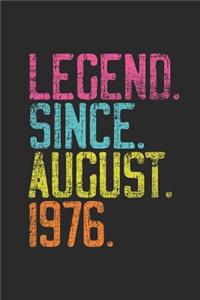 Legend Since August 1976