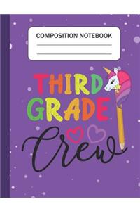 Third Grade Crew - Composition Notebook