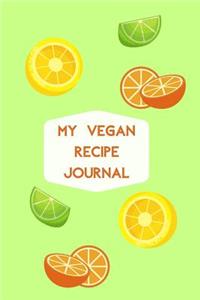 My Vegan Recipe Journal