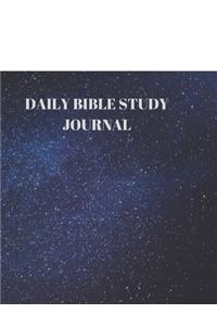 Daily Bible Study Journal: 116 Pages Formated for Scripture and Study!